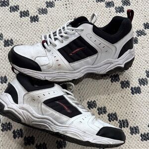 L.A. Gear White and Black Athletic Shoes